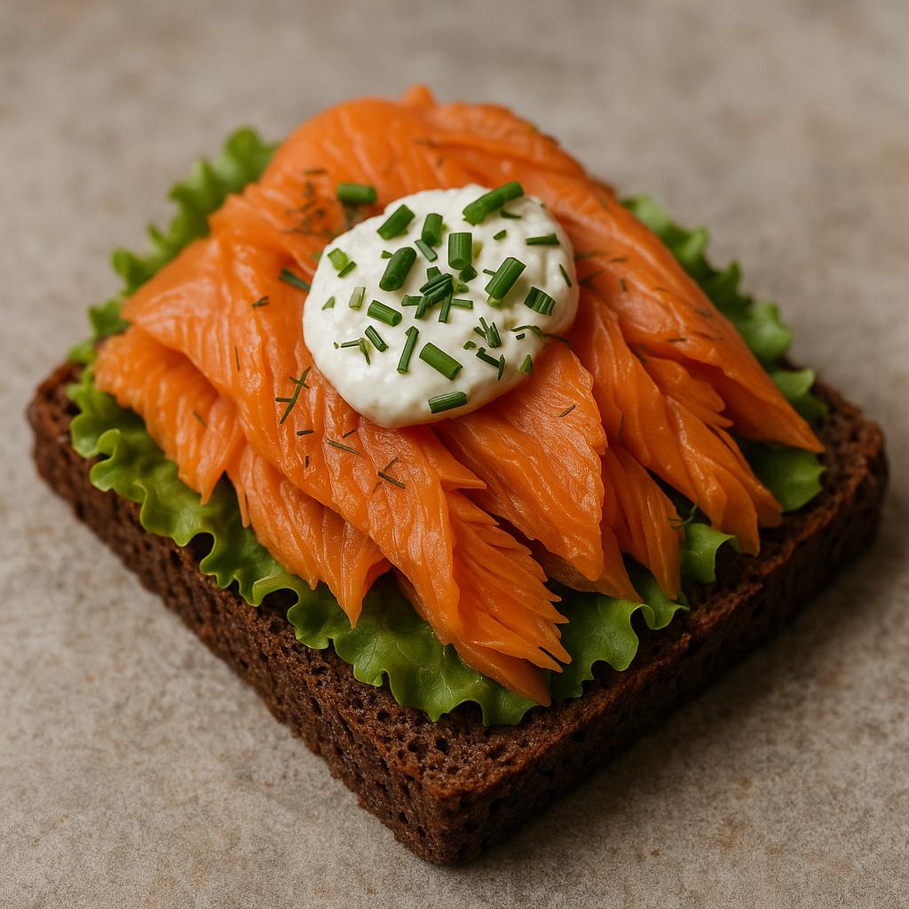 Varmrøget laks på rugbrød: En nordisk klassiker, der får moderne snacks til at blegne
